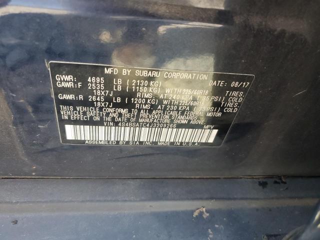 2018 SUBARU OUTBACK TO 4S4BSATC4J3209266