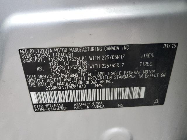 2015 TOYOTA RAV4 XLE - 2T3RFREV7FW284973