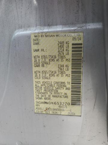 2015 NISSAN XTERRA X 5N1AN0NW1FN653270