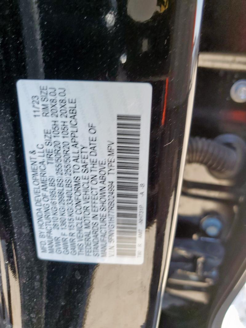 2024 HONDA PILOT TOUR 5FNYG1H77RB024994