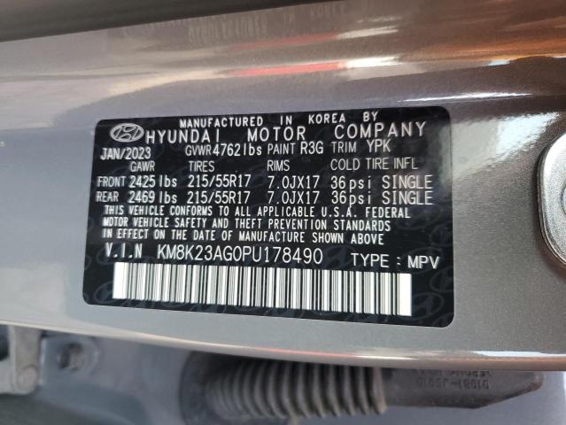 2023 HYUNDAI KONA SE KM8K23AG0PU178490