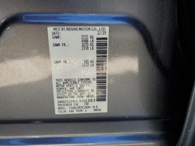 2020 NISSAN LEAF SV 1N4AZ1CP4LC300383