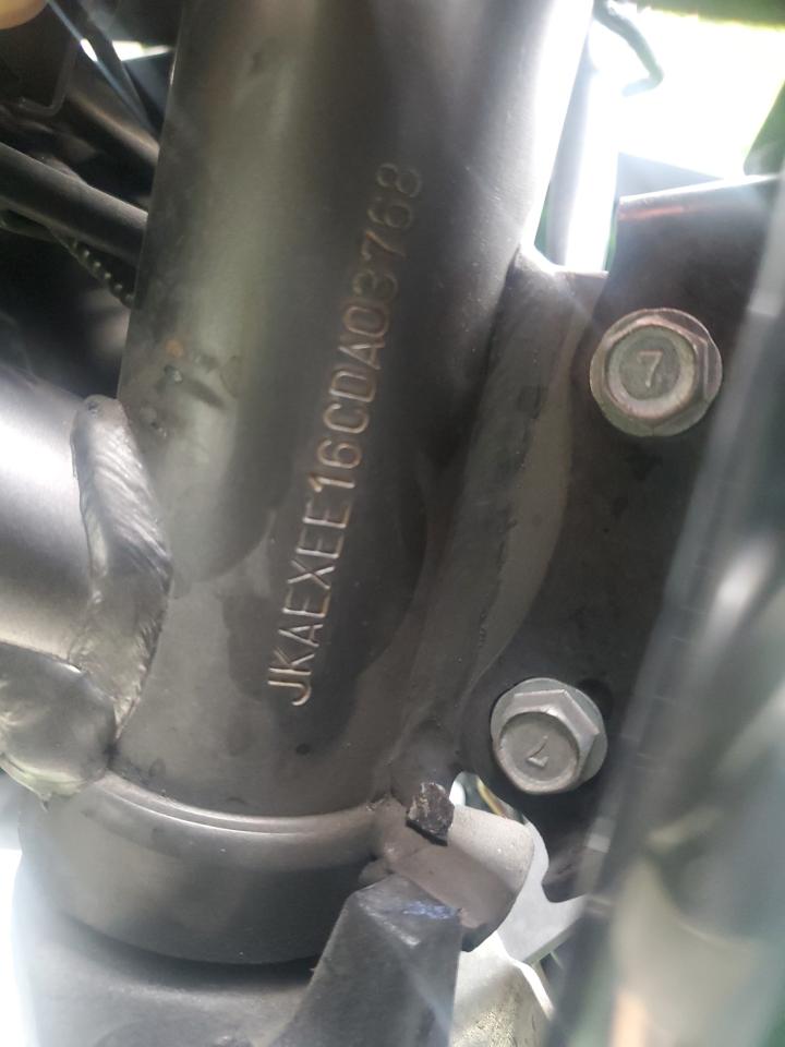 Lot #3278826293 2012 KAWASAKI EX650 EC