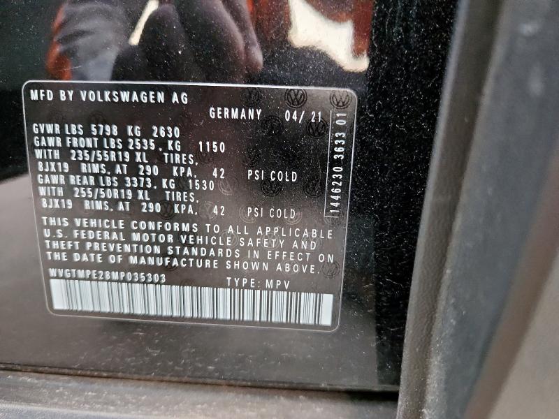 2021 VOLKSWAGEN ID.4 PRO S - WVGTMPE28MP035303