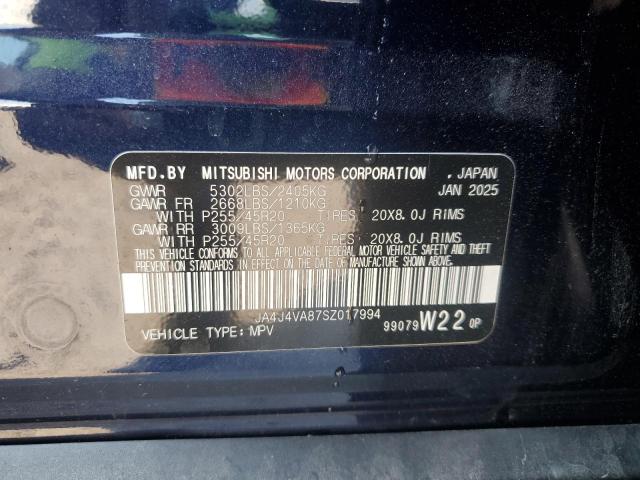 2025 MITSUBISHI OUTLANDER JA4J4VA87SZ017994