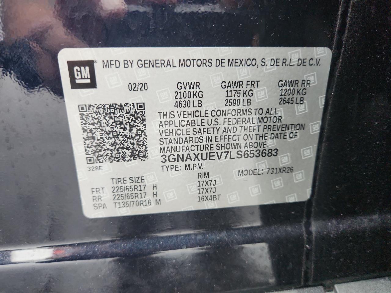 CHEVROLET EQUINOX LT