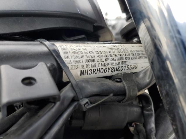 2017 YAMAHA YZFR3 MH3RH06Y8HK015599