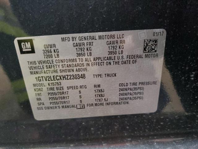 2017 GMC SIERRA K15 - 1GTV2LECXHZ230348