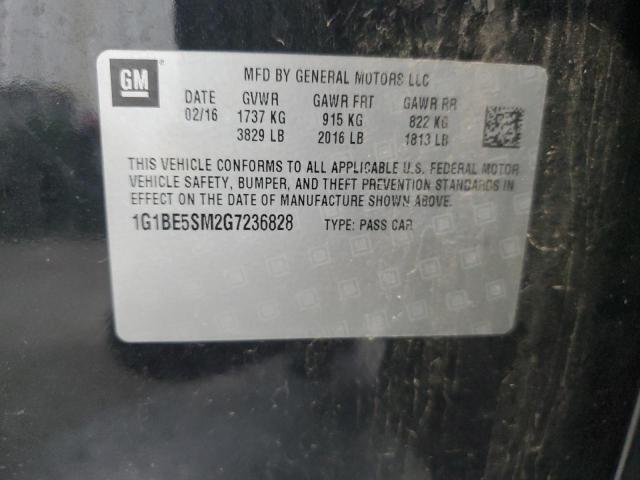 2016 CHEVROLET CRUZE LT - 1G1BE5SM2G7236828