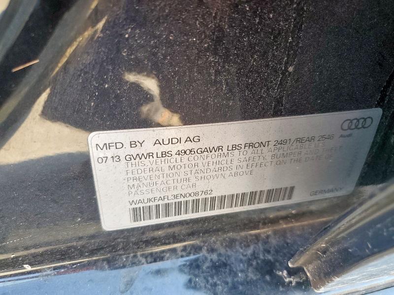 2014 AUDI A4 PRESTIG - WAUKFAFL3EN008762