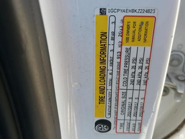 2019 CHEVROLET SILVERADO K1500 1GCPYAEH8KZ224823