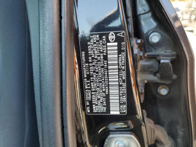 2017 TOYOTA YARIS L VNKKTUD33HA071640