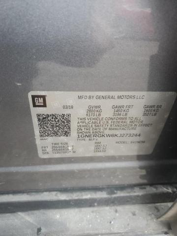 2019 CHEVROLET TRAVERSE L - 1GNERGKW6KJ273244