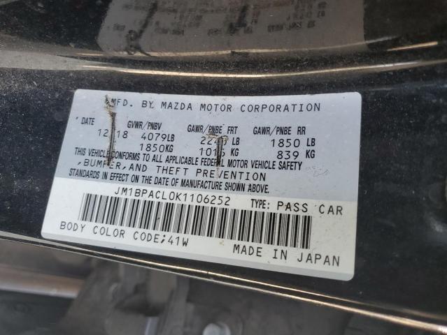 2019 MAZDA 3 PREFERRED PLUS JM1BPACL0K1106252