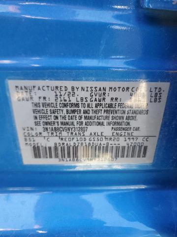 2022 NISSAN SENTRA SV #3273960780