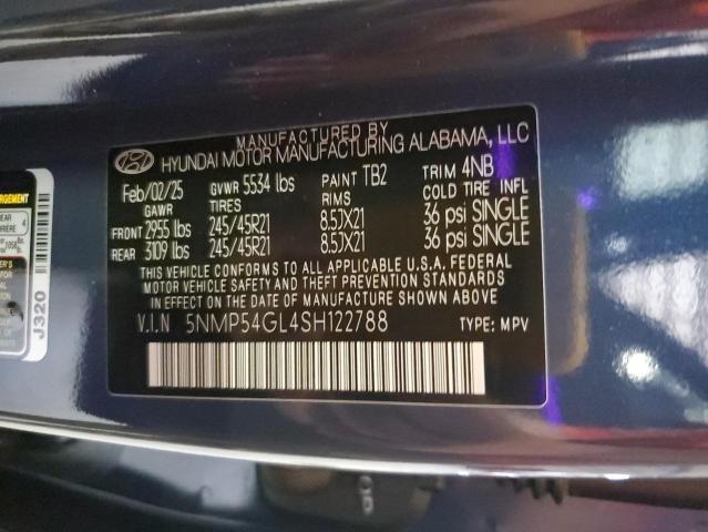 2025 HYUNDAI SANTA FE C 5NMP54GL4SH122788