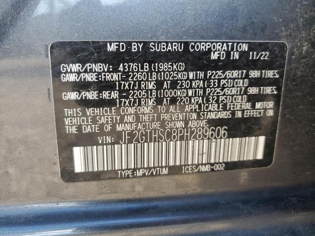 2023 SUBARU CROSSTREK JF2GTHSC8PH289606