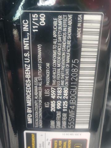 2016 MERCEDES-BENZ C 300 55SWF4JB0GU120875