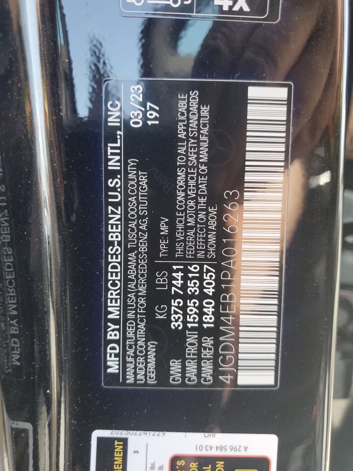 MERCEDES-BENZ EQS SUV 580 4MATIC