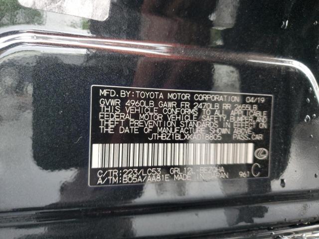 2019 LEXUS GS 350 BAS JTHBZ1BLXKA018805
