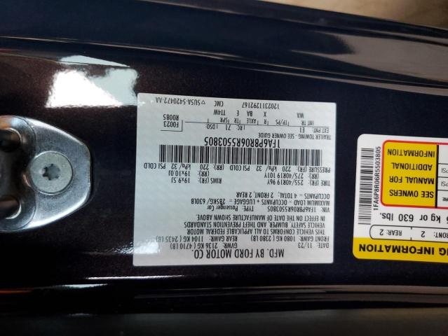 2024 FORD MUSTANG DA 1FA6P8R06R5503805