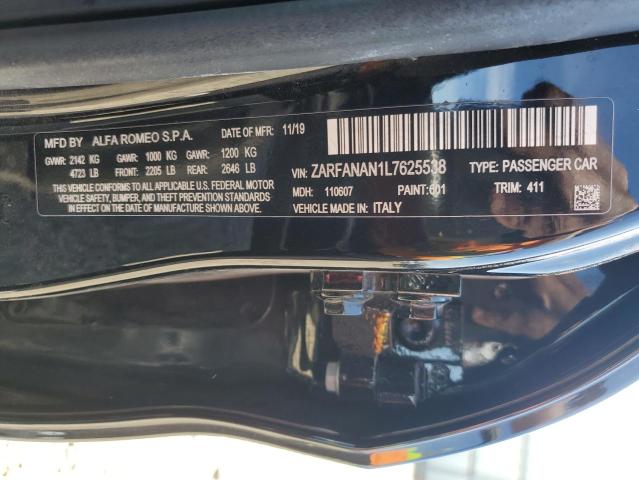 2020 ALFA ROMEO GIULIA #3284952935