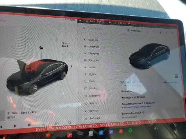 2018 TESLA MODEL 3 5YJ3E1EA6JF013313