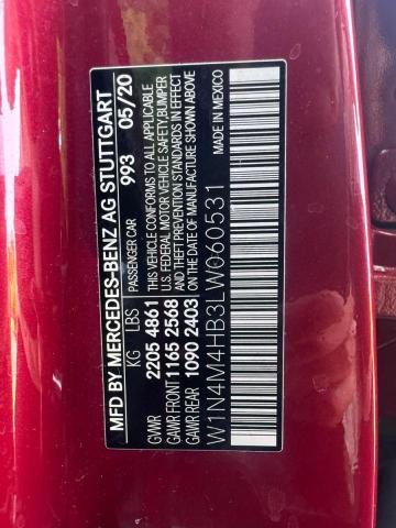 2020 MERCEDES-BENZ GLB 250 4M W1N4M4HB3LW060531