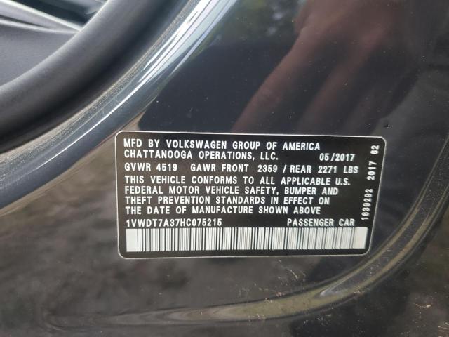 2017 VOLKSWAGEN PASSAT R-L #3240861851