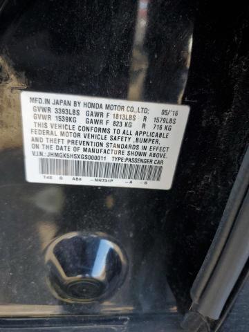 2016 HONDA FIT LX - JHMGK5H5XGS000011