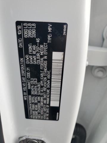 2019 VOLVO XC90 T6 MO YV4A22PK4K1459690