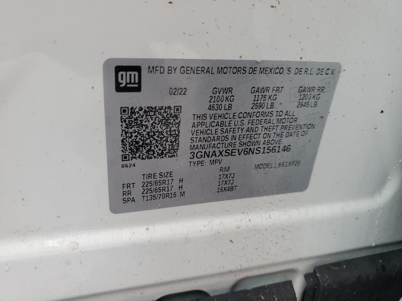 CHEVROLET EQUINOX LS