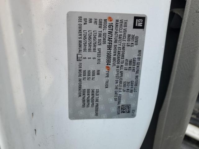2017 GMC SAVANA G25 1GTW7AFF8H1908984