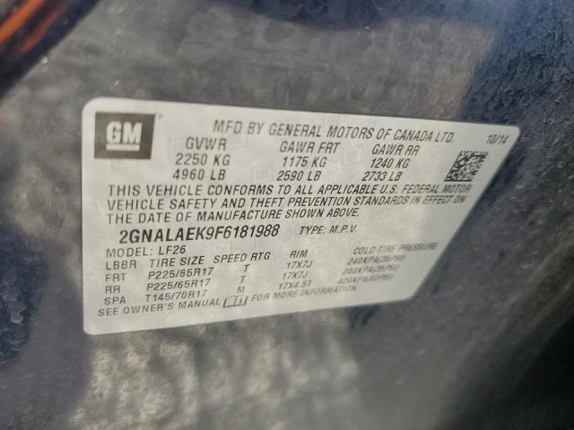 2015 CHEVROLET EQUINOX LS 2GNALAEK9F6181988