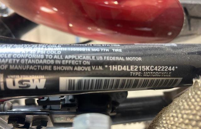 2019 HARLEY-DAVIDSON XL883 N 1HD4LE215KC422244
