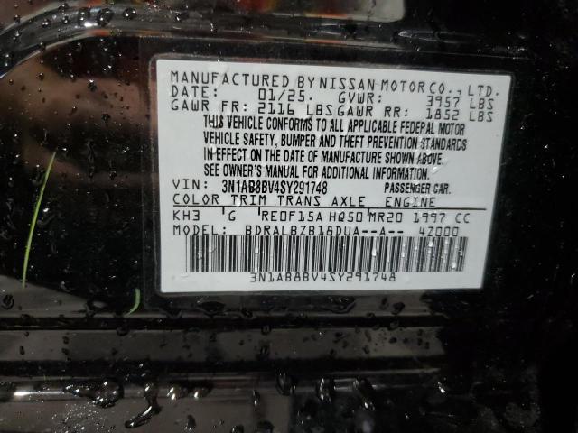 2025 NISSAN SENTRA S - 3N1AB8BV4SY291748