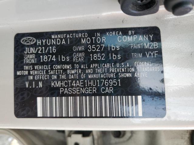 2017 HYUNDAI ACCENT SE KMHCT4AE1HU176951