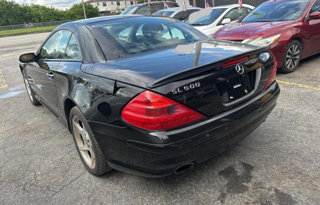 MERCEDES-BENZ SL 500 2004 black roadster gas WDBSK75F54F070815 photo #4