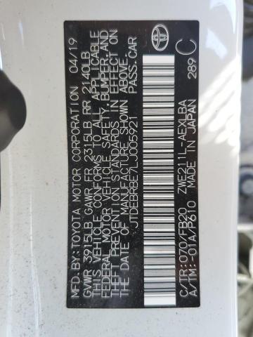 2020 TOYOTA COROLLA LE - JTDEBRBE7LJ005921