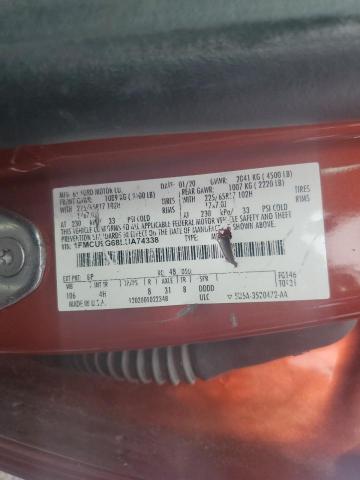 2020 FORD ESCAPE SE - 1FMCU9G68LUA74338