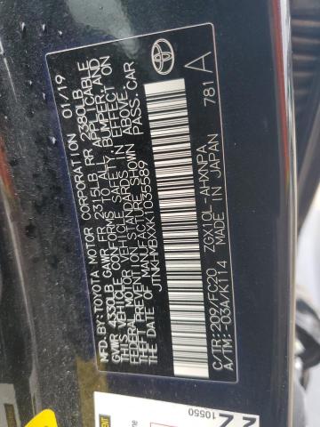 2019 TOYOTA C-HR XLE - JTNKHMBXXK1035589