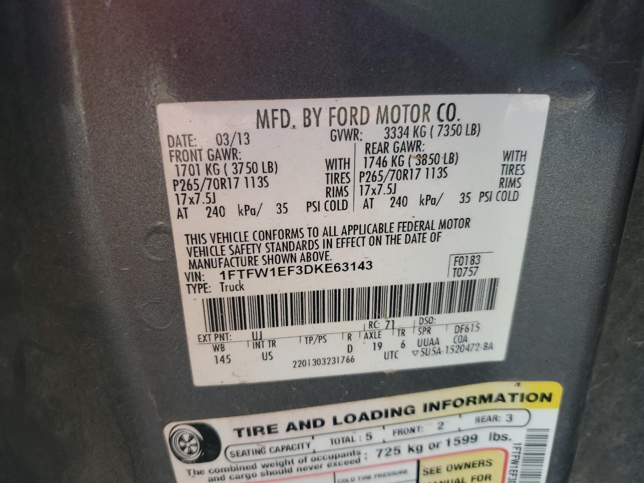 FORD F-150 SUPERCREW