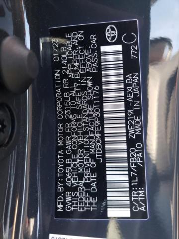 2023 TOYOTA COROLLA LE #3286663295