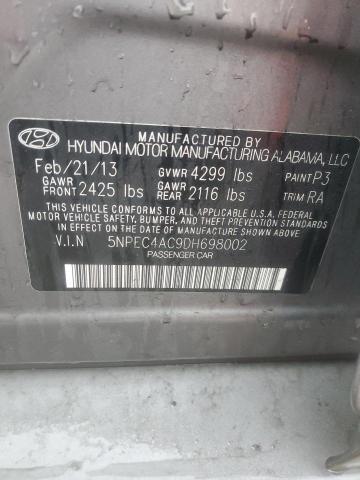 2013 HYUNDAI SONATA SE - 5NPEC4AC9DH698002