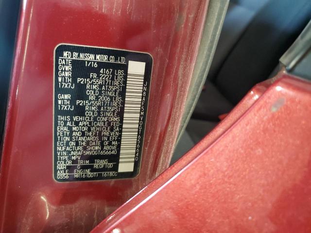 2016 NISSAN JUKE S JN8AF5MV0GT656640