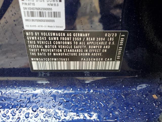 2023 VOLKSWAGEN GTI SE WVW3A7CD7PW175631
