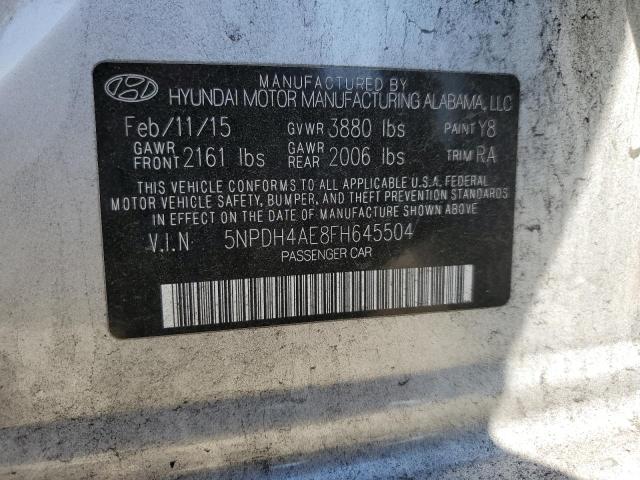 2015 HYUNDAI ELANTRA SE - 5NPDH4AE8FH645504