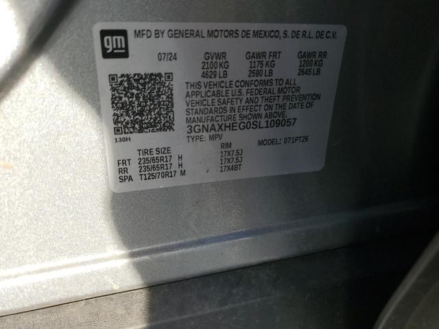 2025 CHEVROLET EQUINOX LT - 3GNAXHEG0SL109057