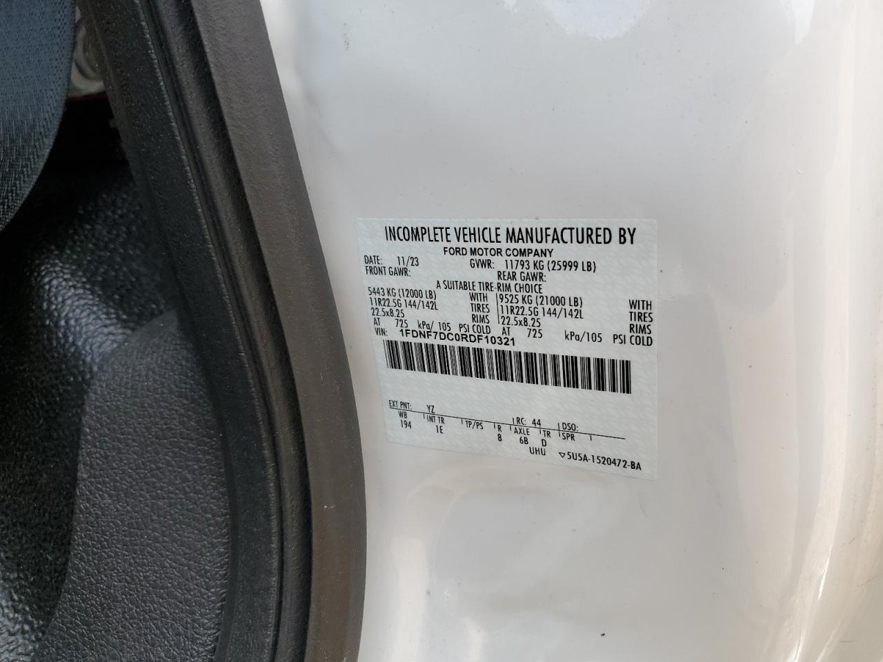 FORD F-750 SUPER DUTY