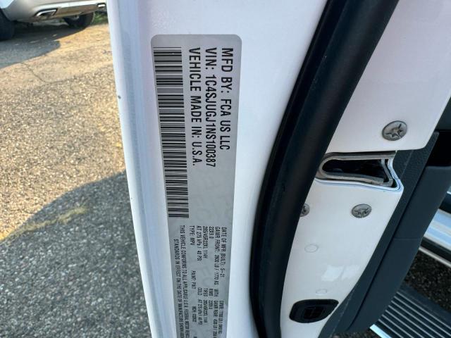 2022 JEEP GRAND WAGO 1C4SJUGJ1NS100387